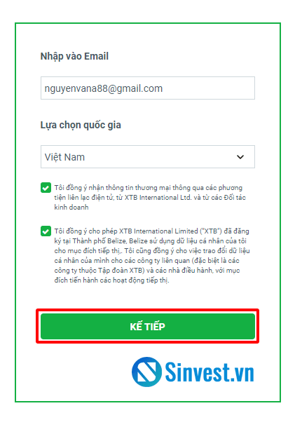 hướng dẫn mở tài khoản forex