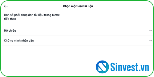 Chọn tài liệu để xác minh Hướng dẫn mở tài khoản XTB chi tiết trên máy tính