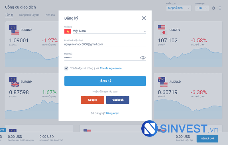 Hướng dẫn đăng ký mở và xác minh tài khoản sàn LiteForex