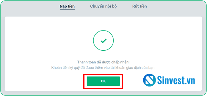 Hướng dẫn nạp tiền sàn XTB