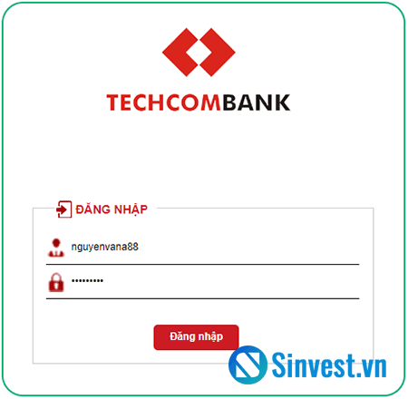 Đăng nhập vào Internet Banking