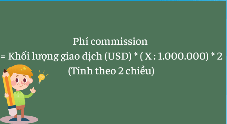 Phí commision 2 chiều