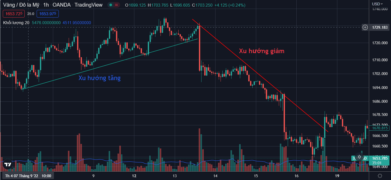 Trendline được tạo ra như thế nào?