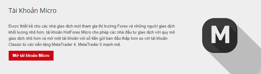 Hot forex review tài khoản micro Đánh giá sàn HotForex