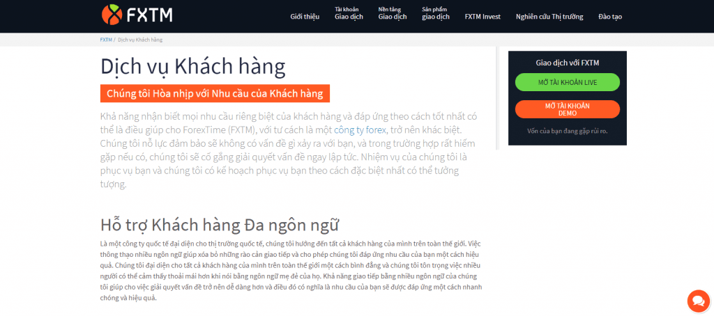 Dịch vụ chăm sóc khách hàng