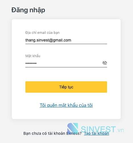 Hướng dẫn nạp tiền rút tiền Exness