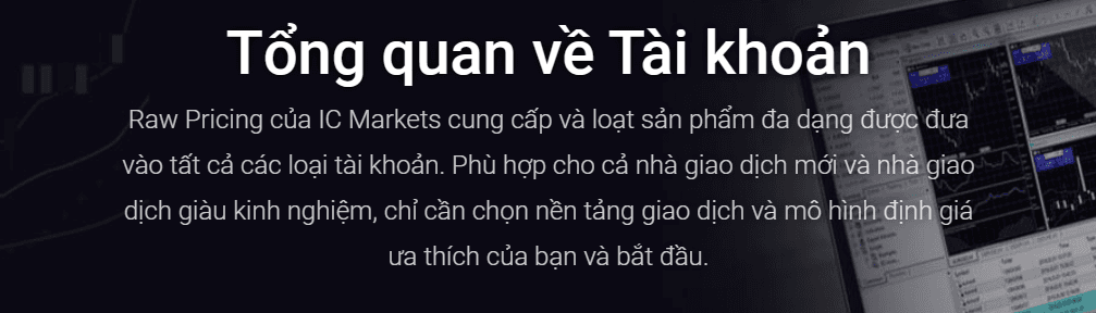 Tài khoản giao dịch sàn ICMarkets
