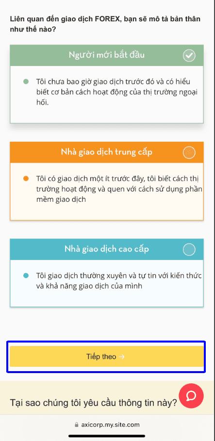 Kinh nghiệm giao dịch