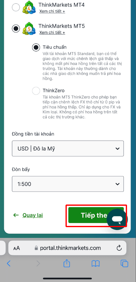 Lựa chọn nền tảng