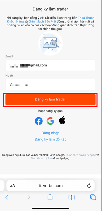 Đăng ký tài khoản