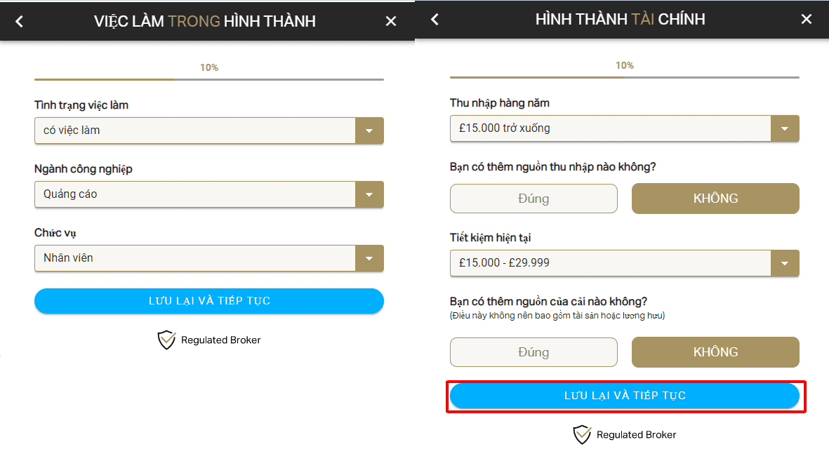 Việc làm và tài chính Hướng dẫn mở tài khoản InterTrader chi tiết trên máy tính