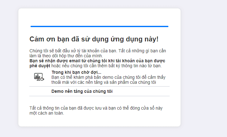Chờ đợi xác minh Hướng dẫn mở tài khoản Saxo Bank chi tiết trên điện thoại