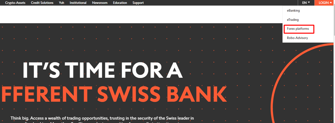 Hướng dẫn mở tài khoản giao dịch Swissquote mới