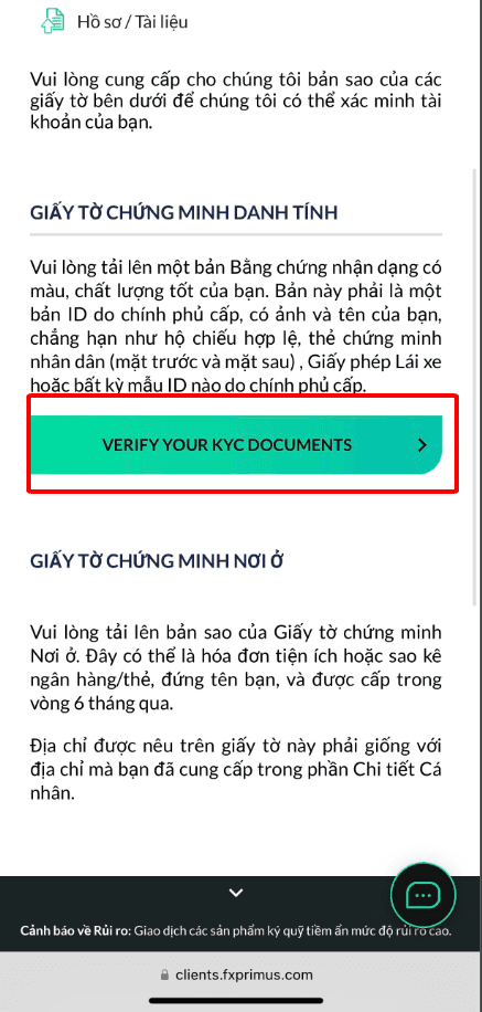 Xác minh hồ sơ