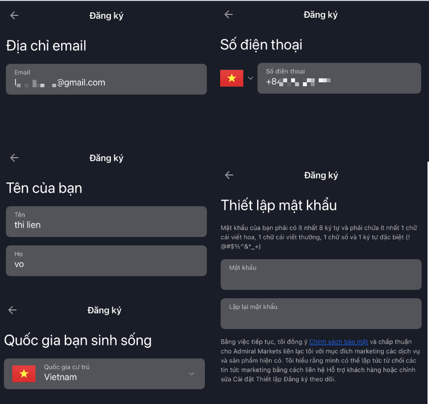 Đăng ký nhanh