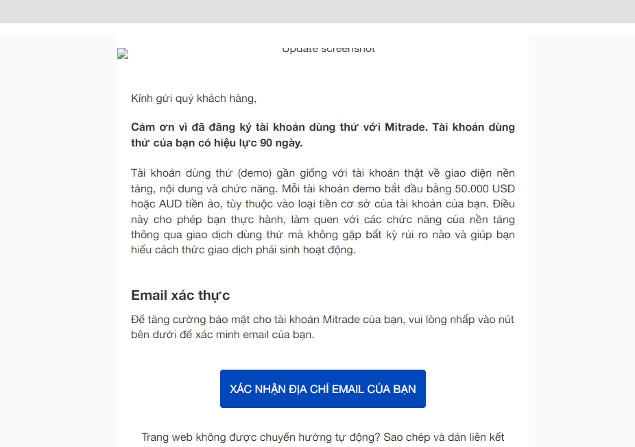 Xác nhận địa chỉ email