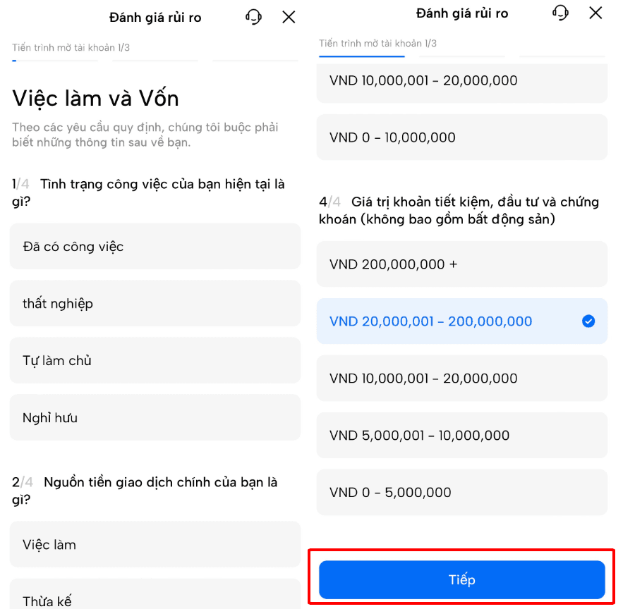 Thông tin việc làm và vốn Hướng dẫn mở tài khoản Mitrade chi tiết trên điện thoại