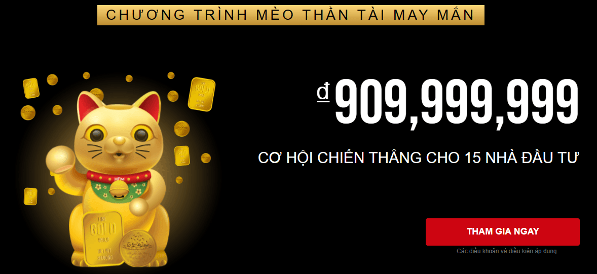 Chương trình Mèo thần tài may mắn