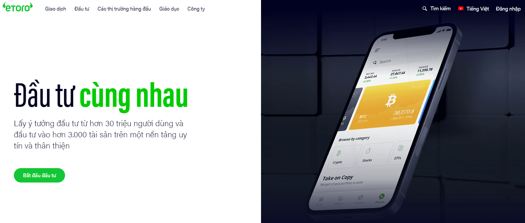 Giới thiệu sàn eToro