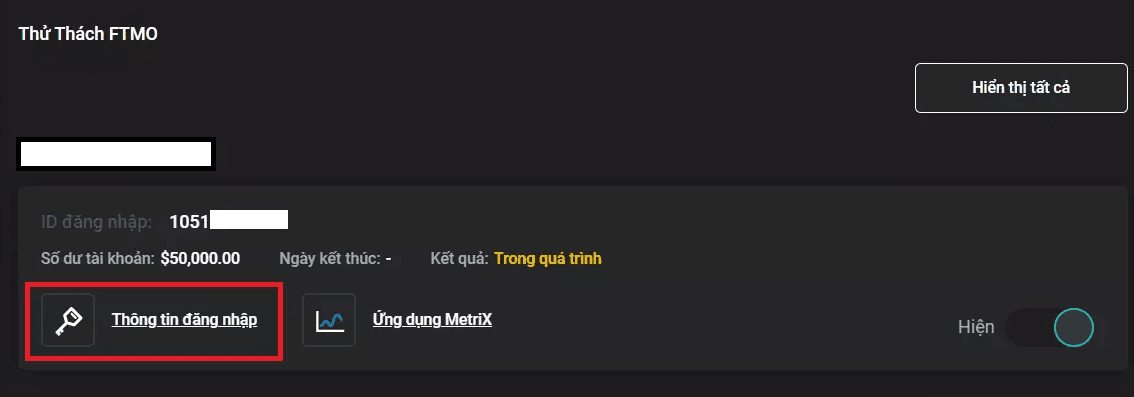 Kiểm tra thông tin đăng nhập