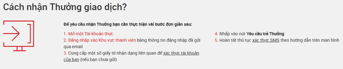 Đăng ký khuyến mại XM Bonus $50