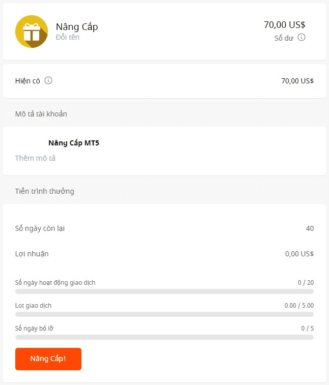 Tiến trình nhận thưởng trên Web