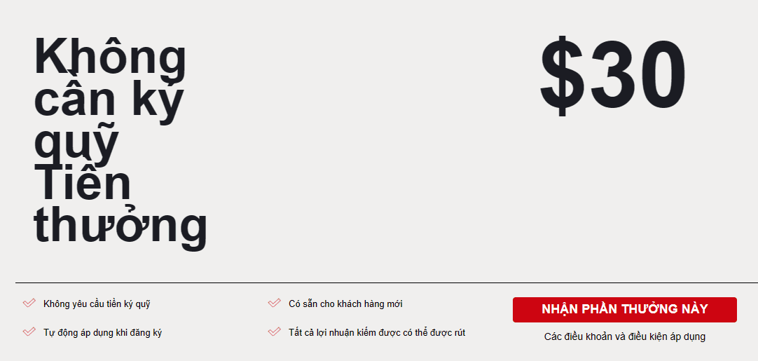 FBS Bonus $30 là gì?
