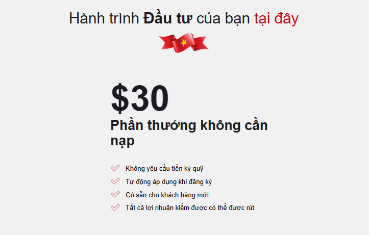 HotForex Bonus $30
