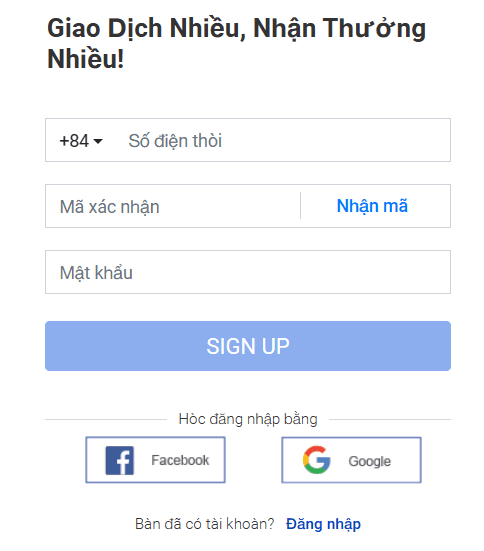 Yêu cầu tham gia chương trình