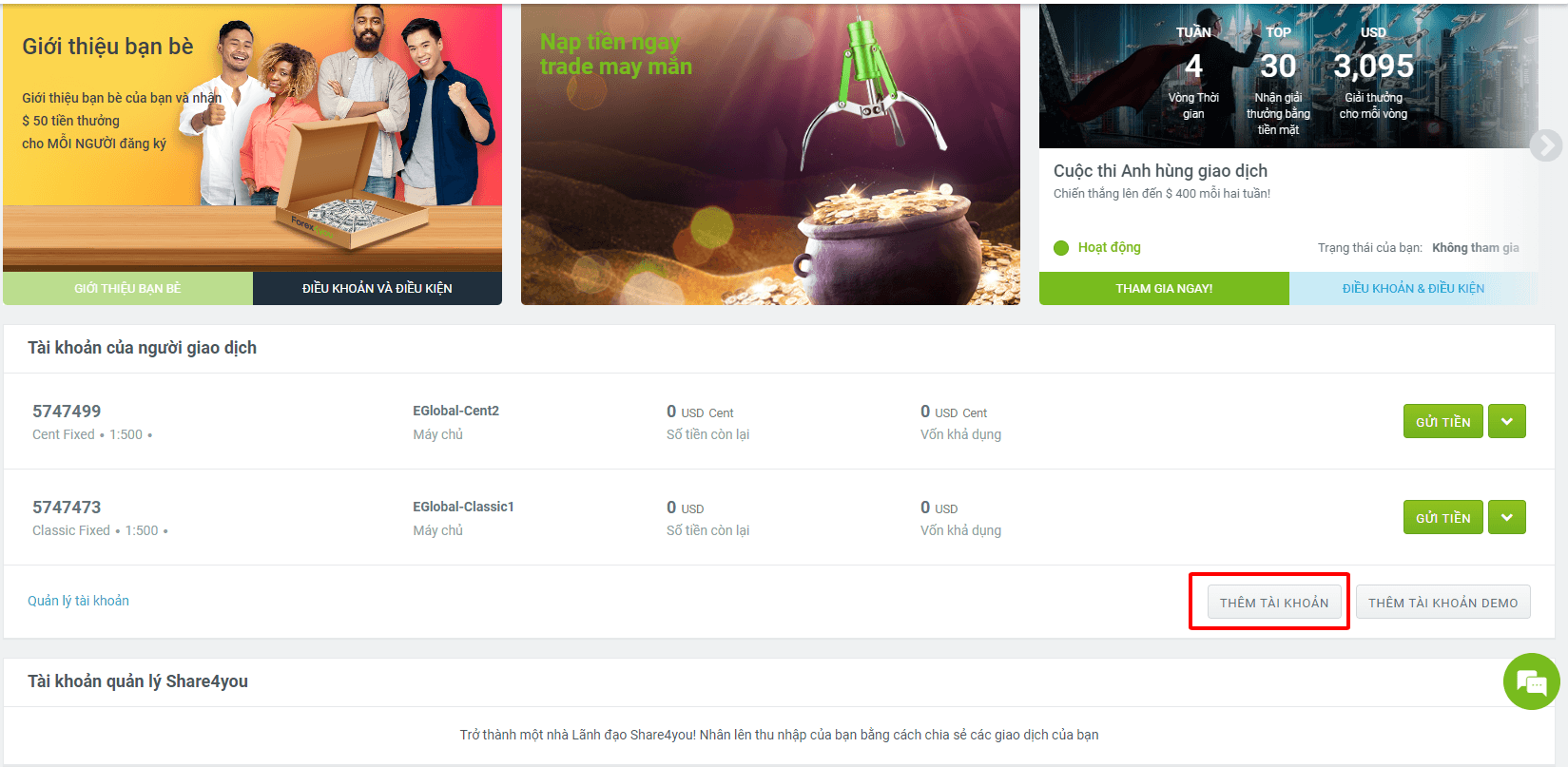Hướng dẫn mở tài khoản giao dịch Forex4you mới