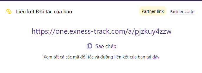 Liên kết đối tác Exness