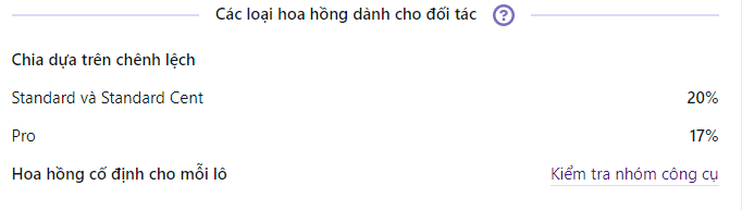 Các loại hoa hồng dành cho đối tác