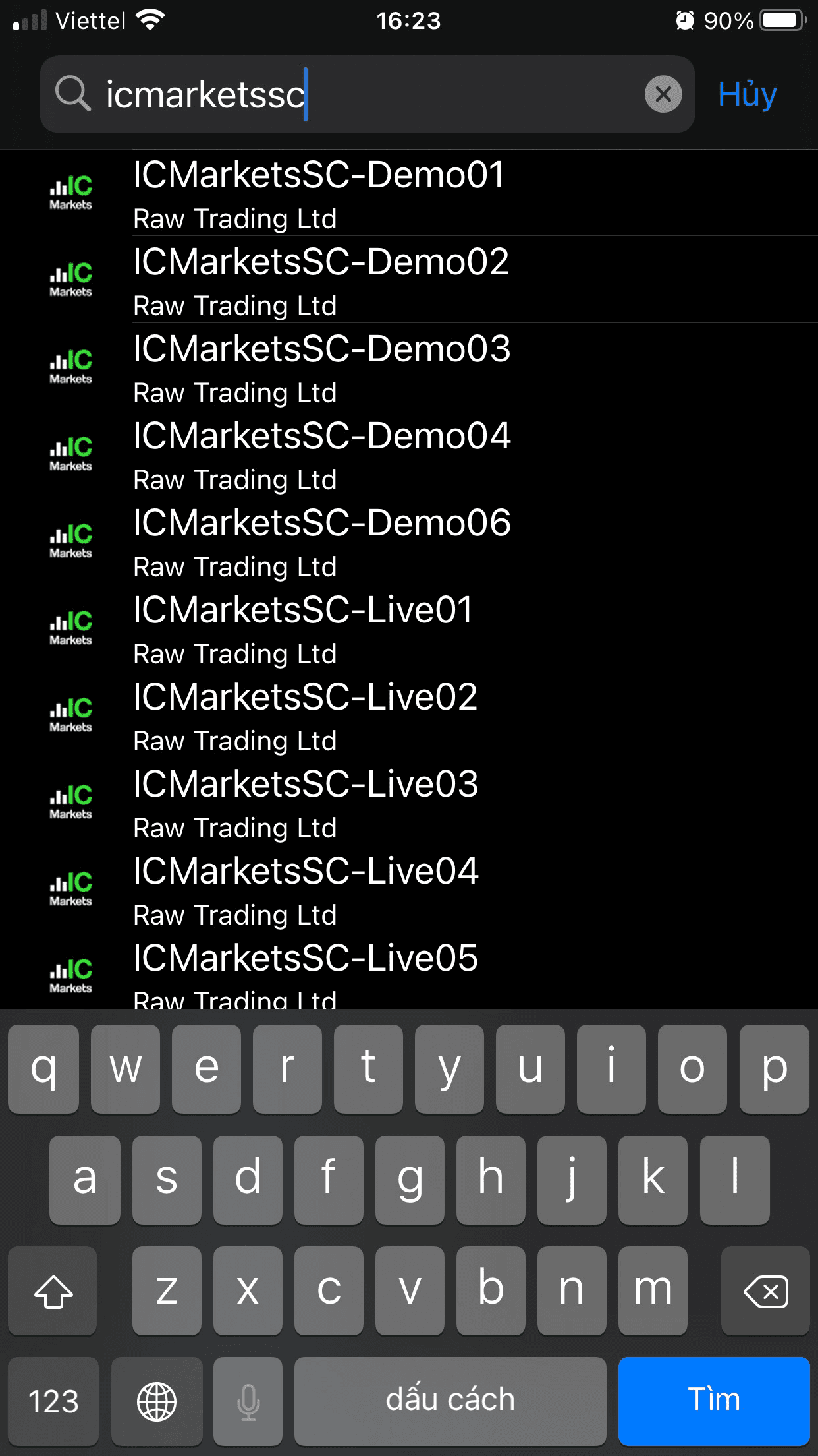 MT4 ICMarkets