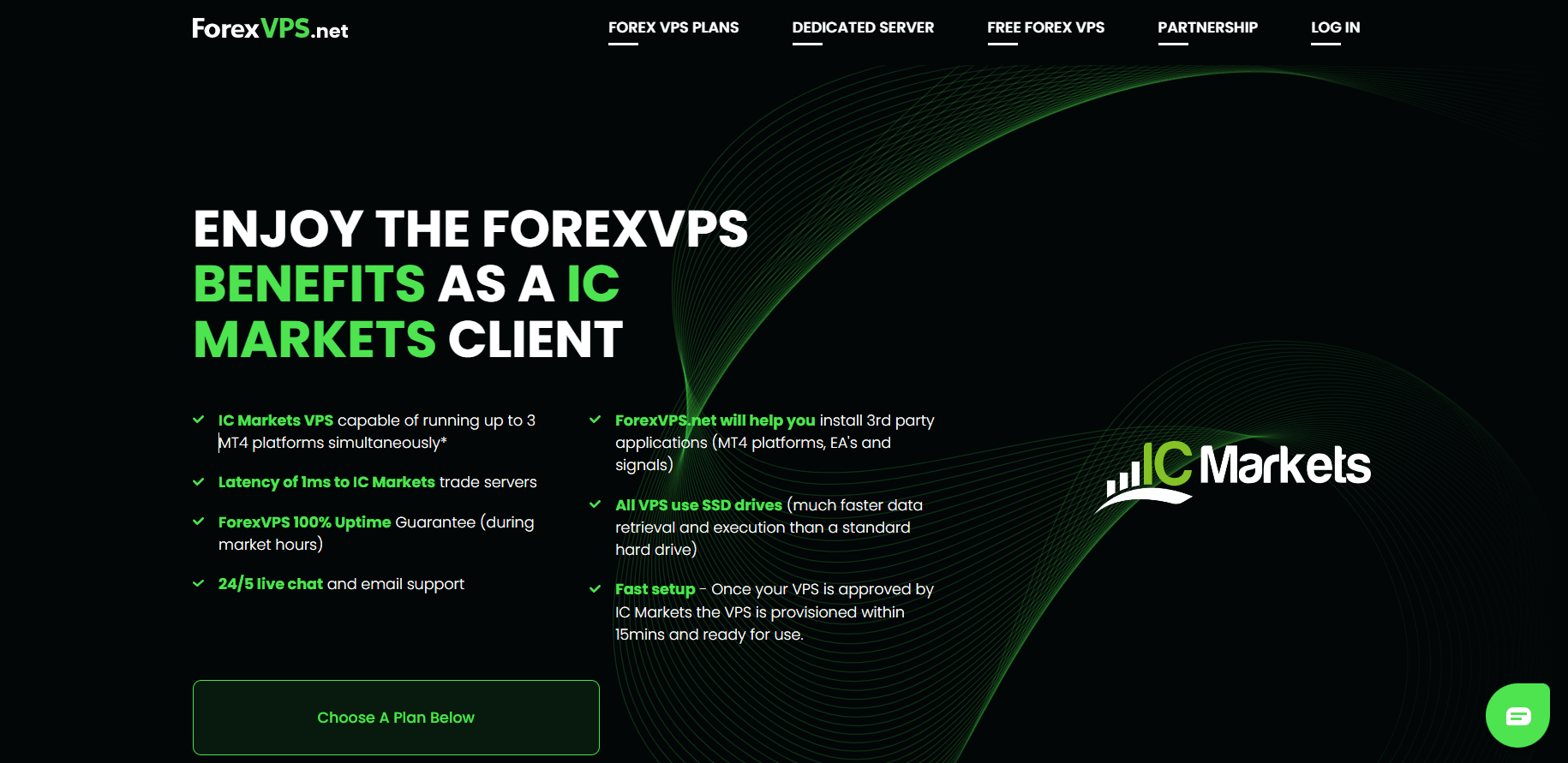 VPS sàn ICMarkets - ForexVPS