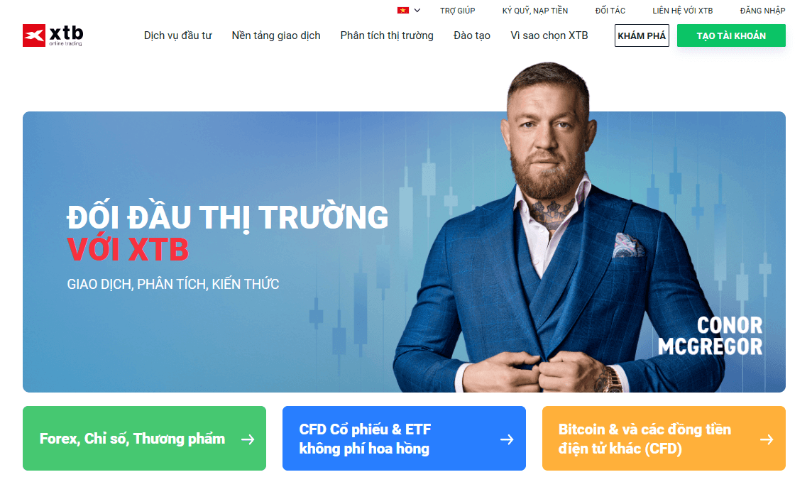 GIới thiệu sàn XTB