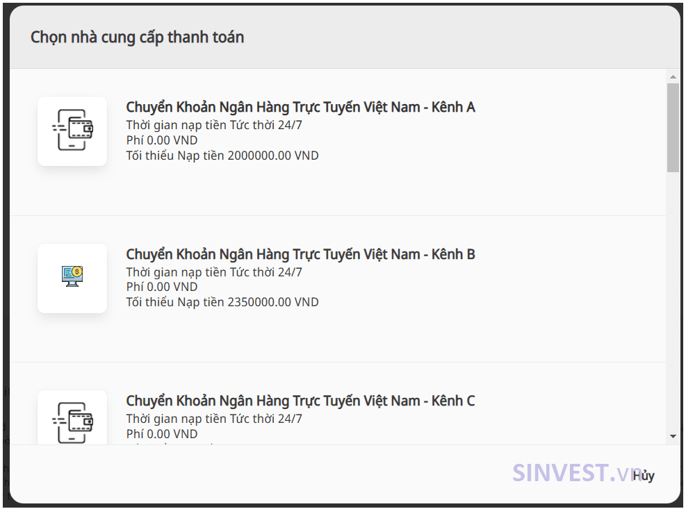Phí giao dịch sàn Tickmill – Phí nạp rút tiền