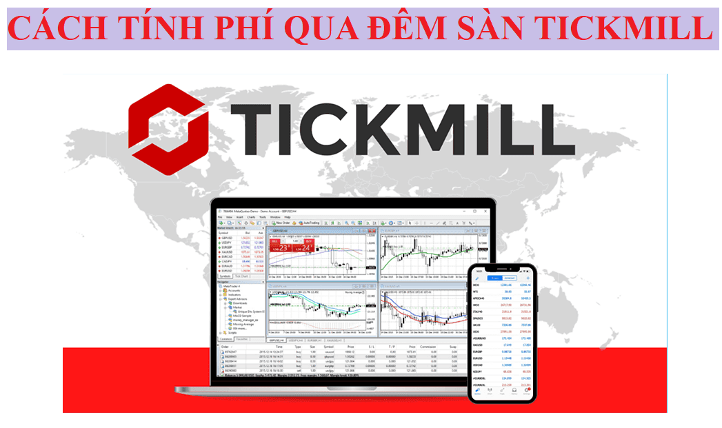Cách tính phí qua đêm Tickmill