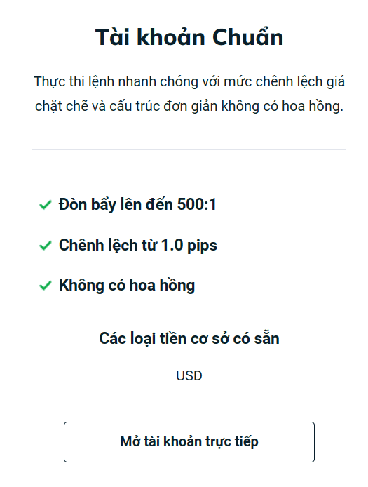 Tài khoản chuẩn