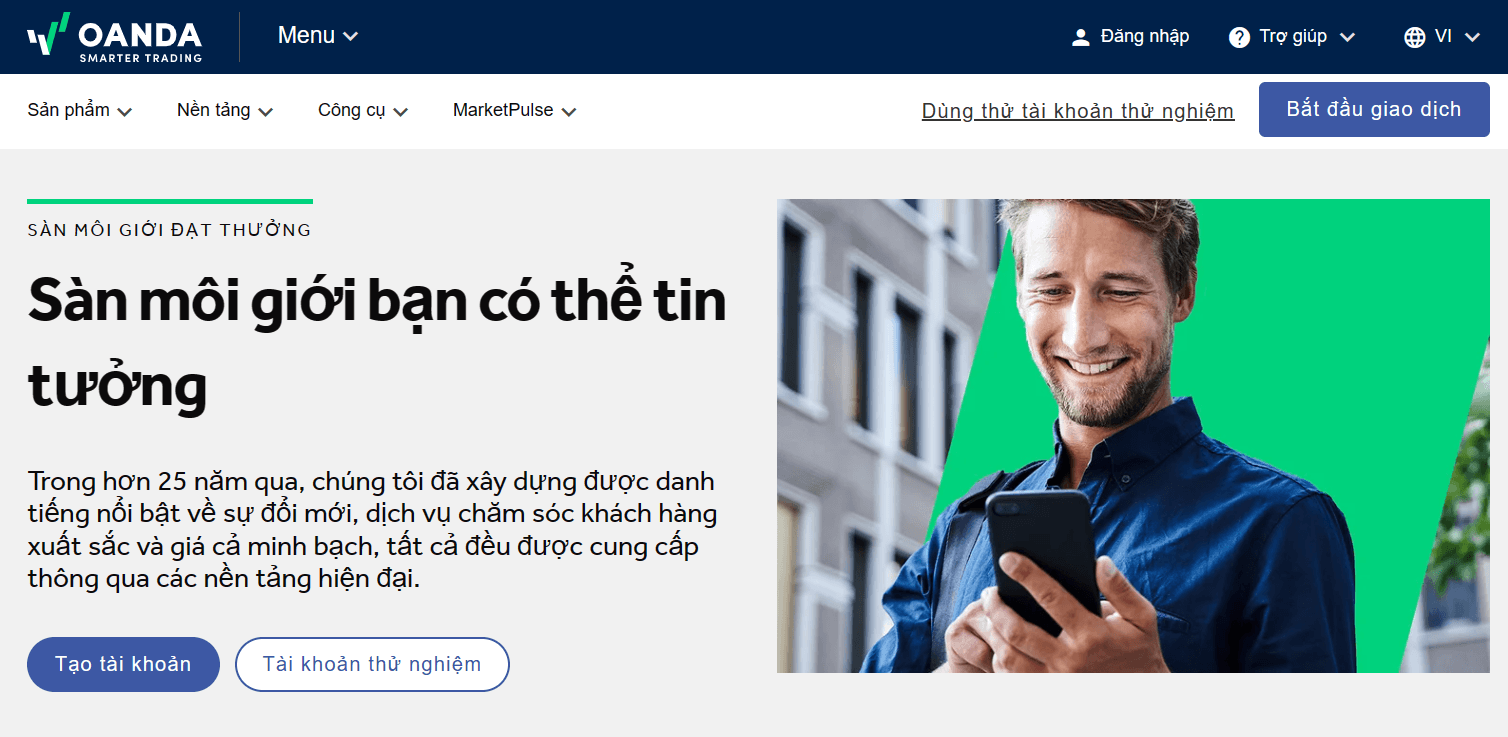 Sàn môi giới ngoại hối OANDA