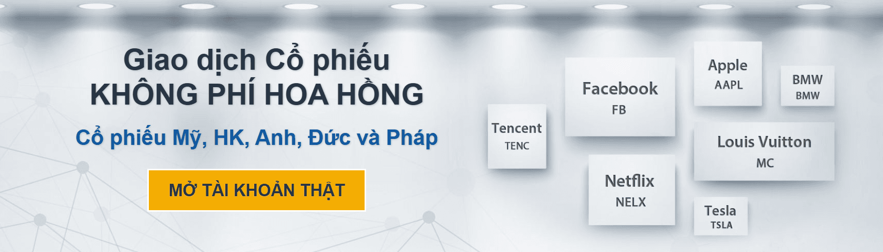 Các sản phẩm giao dịch sàn FXCM - CFD cổ phiếu