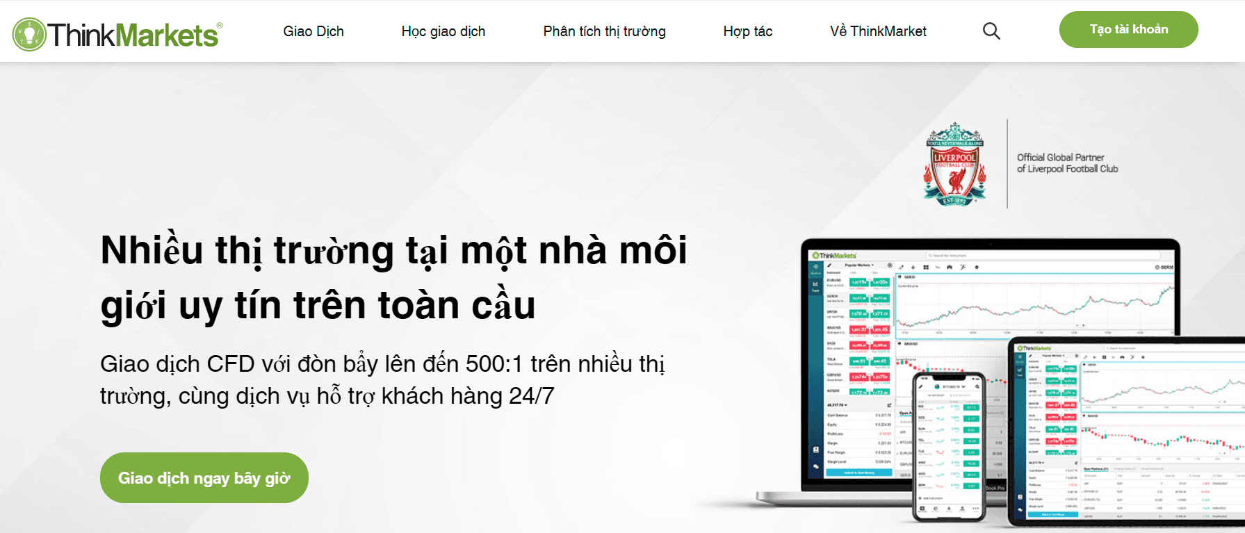 Giới thiệu sàn ThinksMarkets