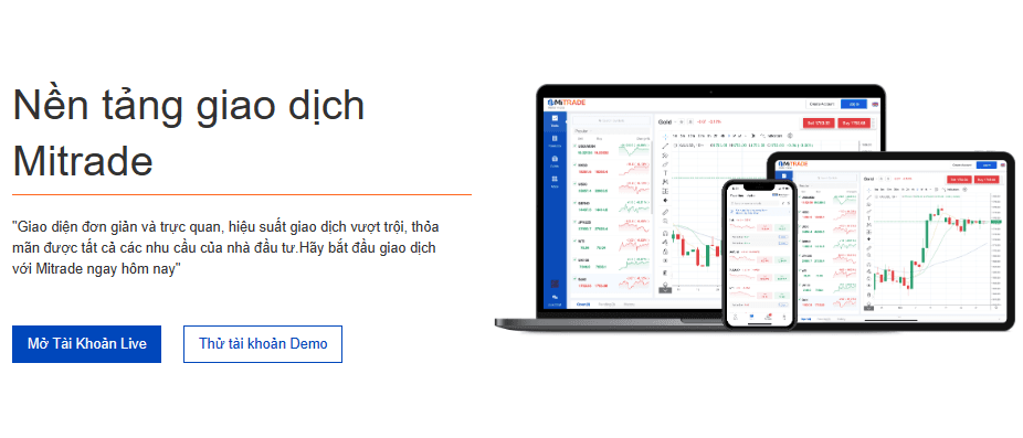 Nền tảng giao dịch sàn Mitrade