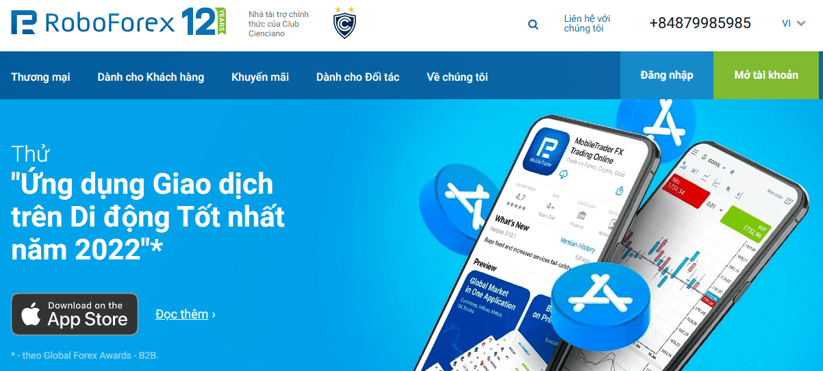 Giới thiệu sàn RoboForex