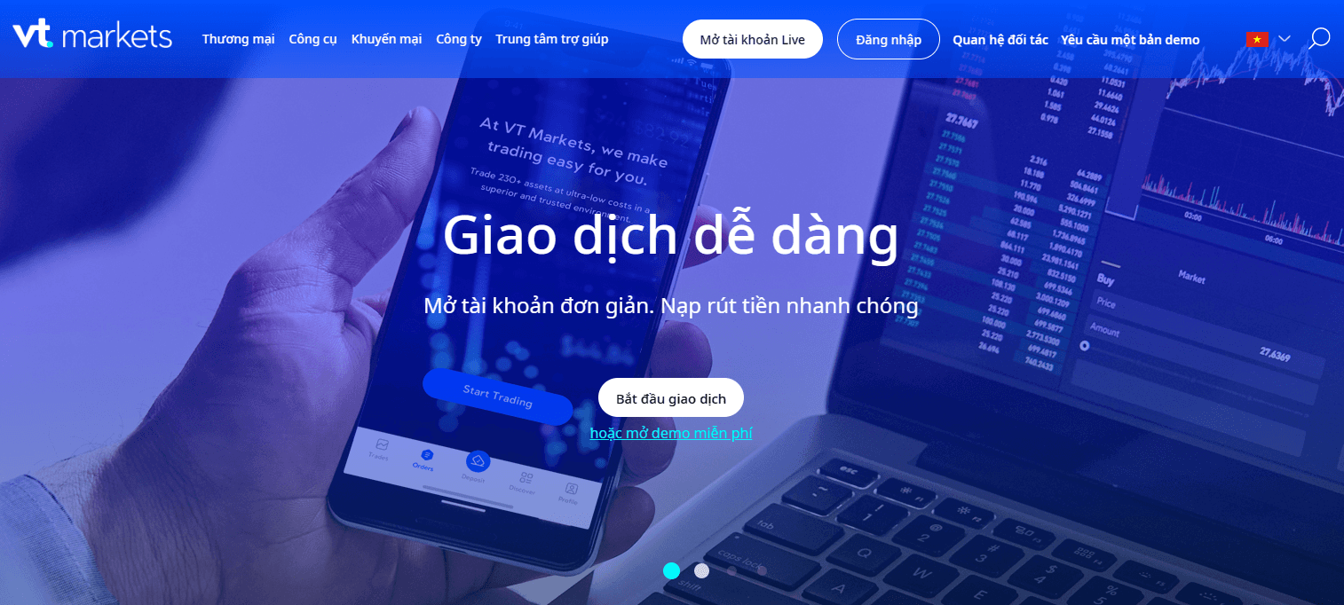 Giới thiệu sàn VT Markets