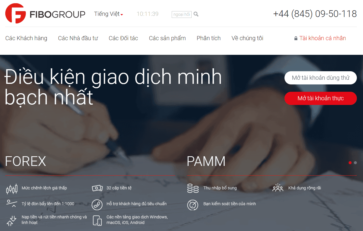 Giới thiệu sàn Fibo Group