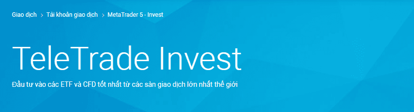 Tài khoản MT5 Invest