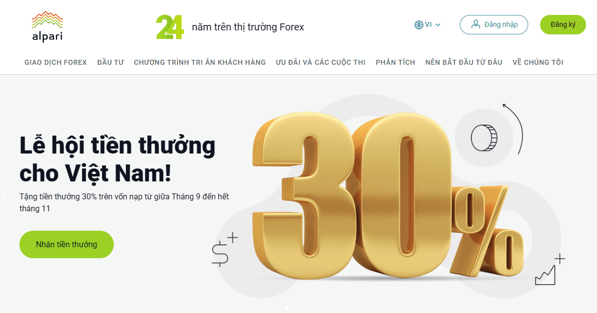 Tổng quan về sàn Alpari